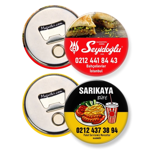 58MM-03 kodlu 58 MM AÇACAKLI BUTON MAGNET üretim örneği