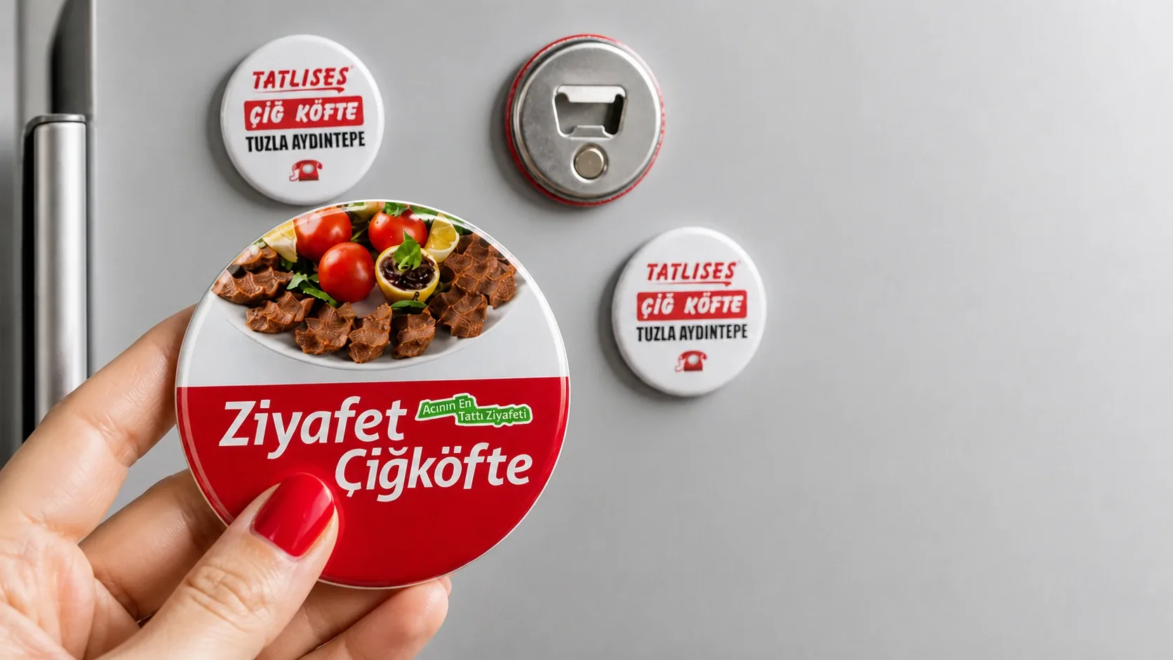 58 MM AÇACAKLI BUTON MAGNET üretim örnekleri