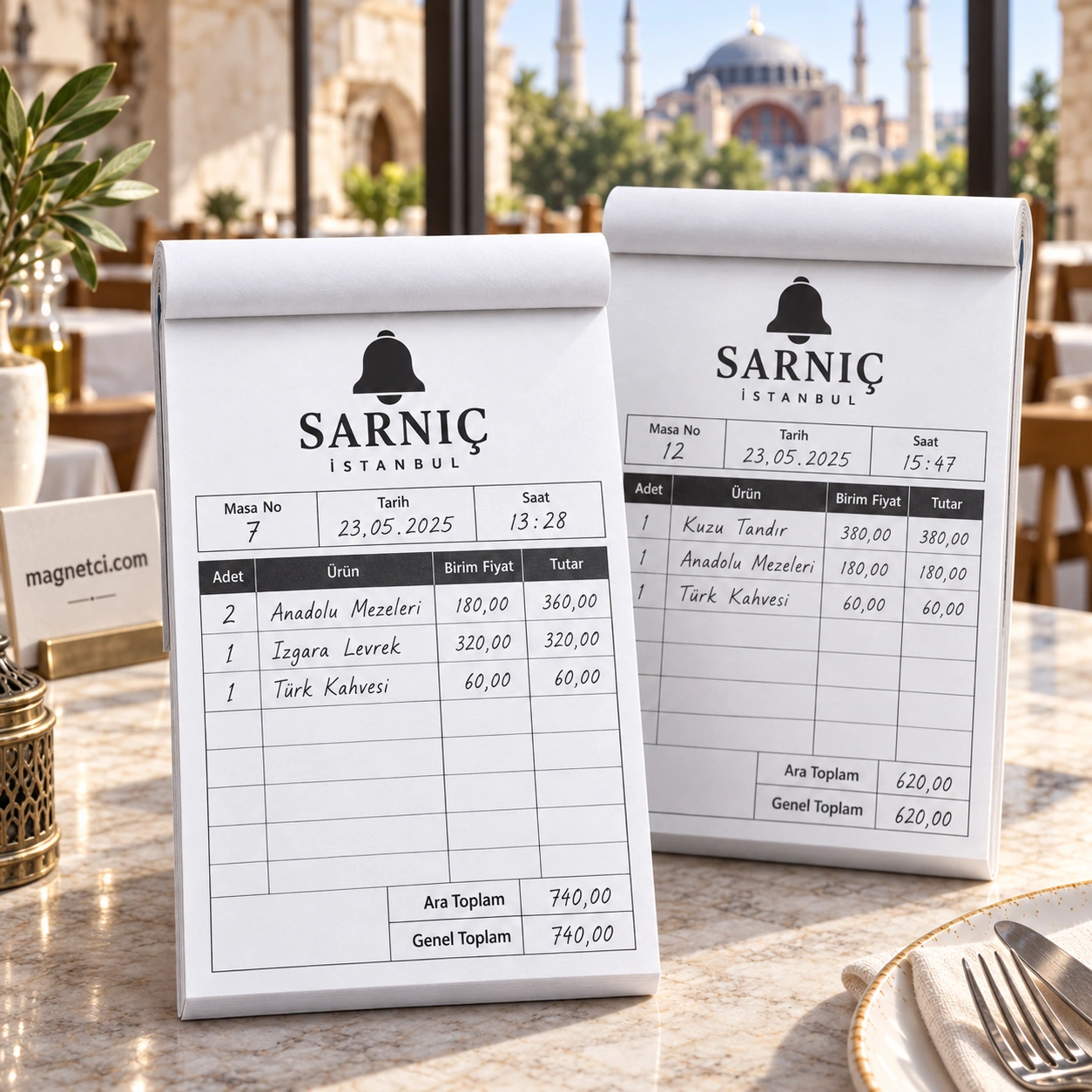 ADS-02 restoran kullanım senaryosu