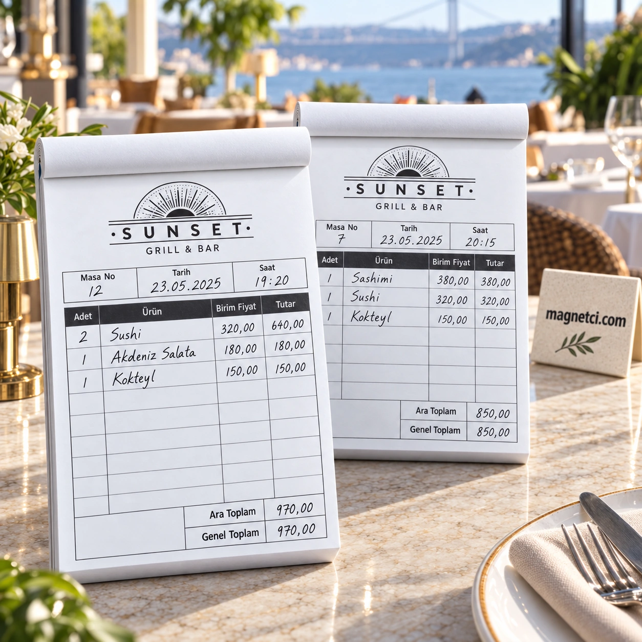 ADS-04 restoran kullanım senaryosu
