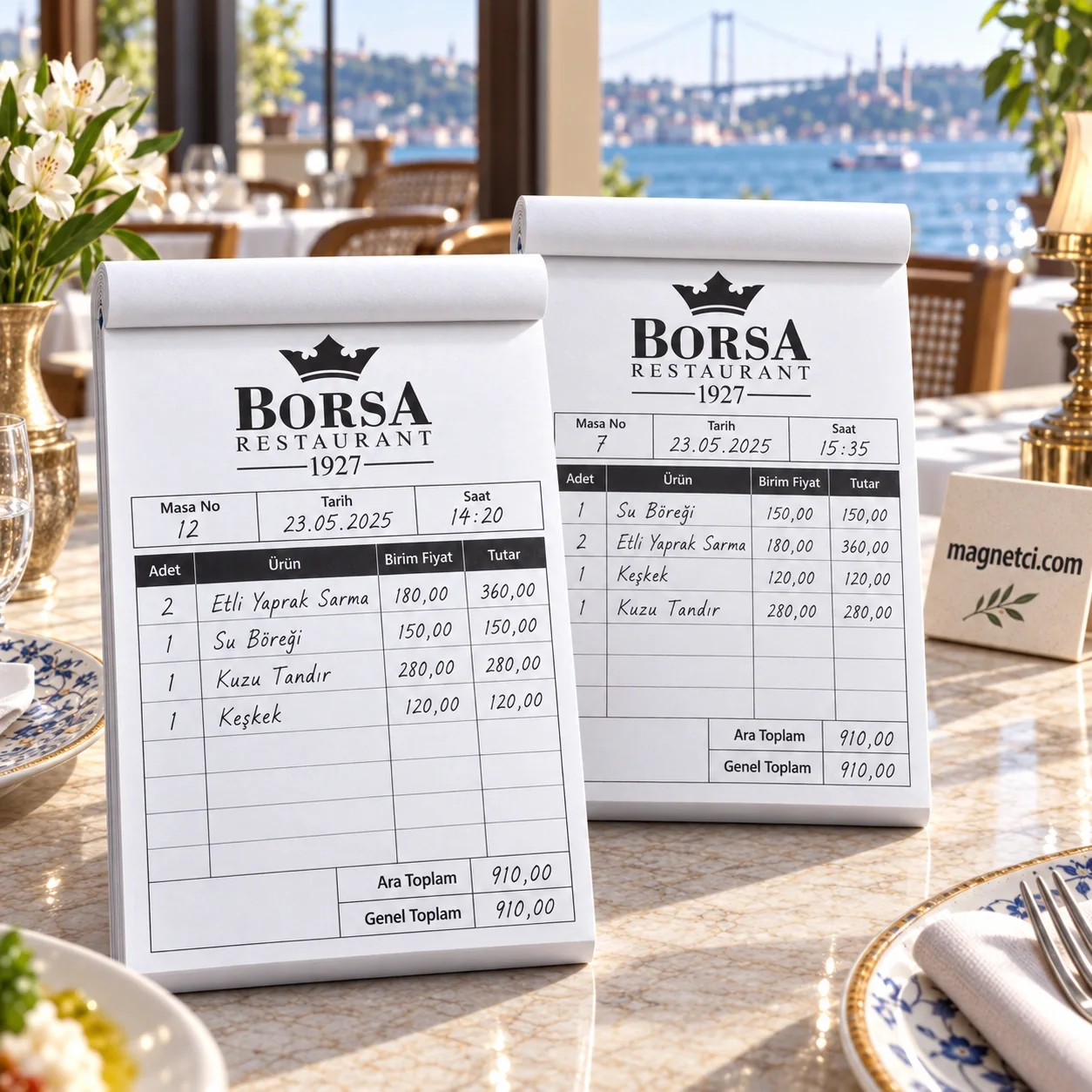 ADS-09 restoran kullanım senaryosu