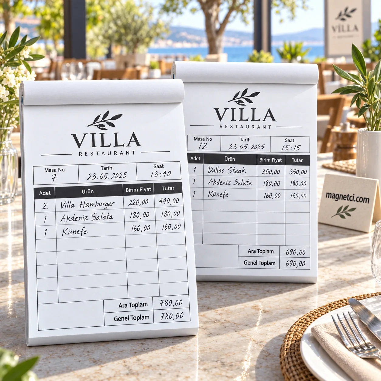 ADS-10 restoran kullanım senaryosu