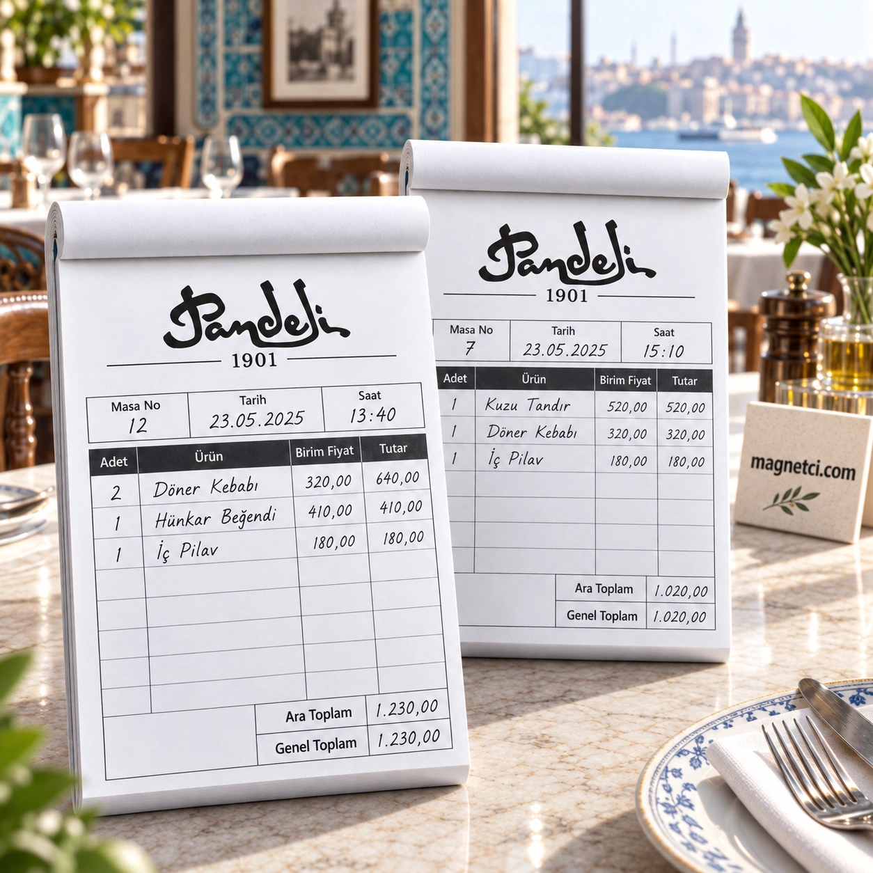 ADS-11 restoran kullanım senaryosu