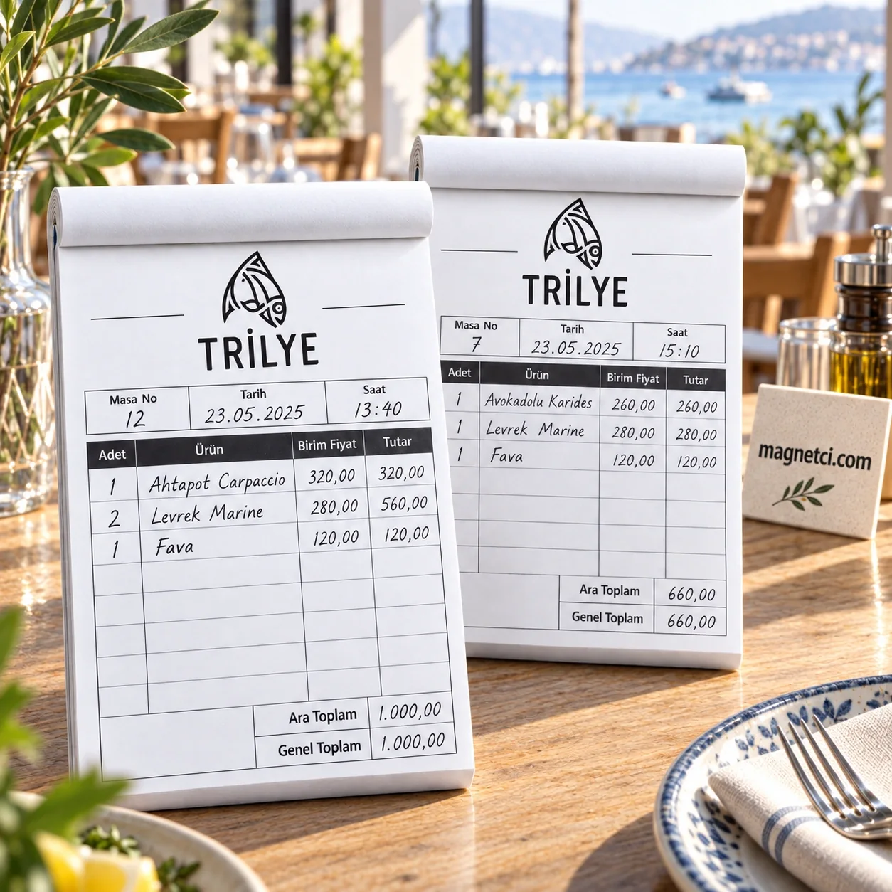 ADS-12 restoran kullanım senaryosu