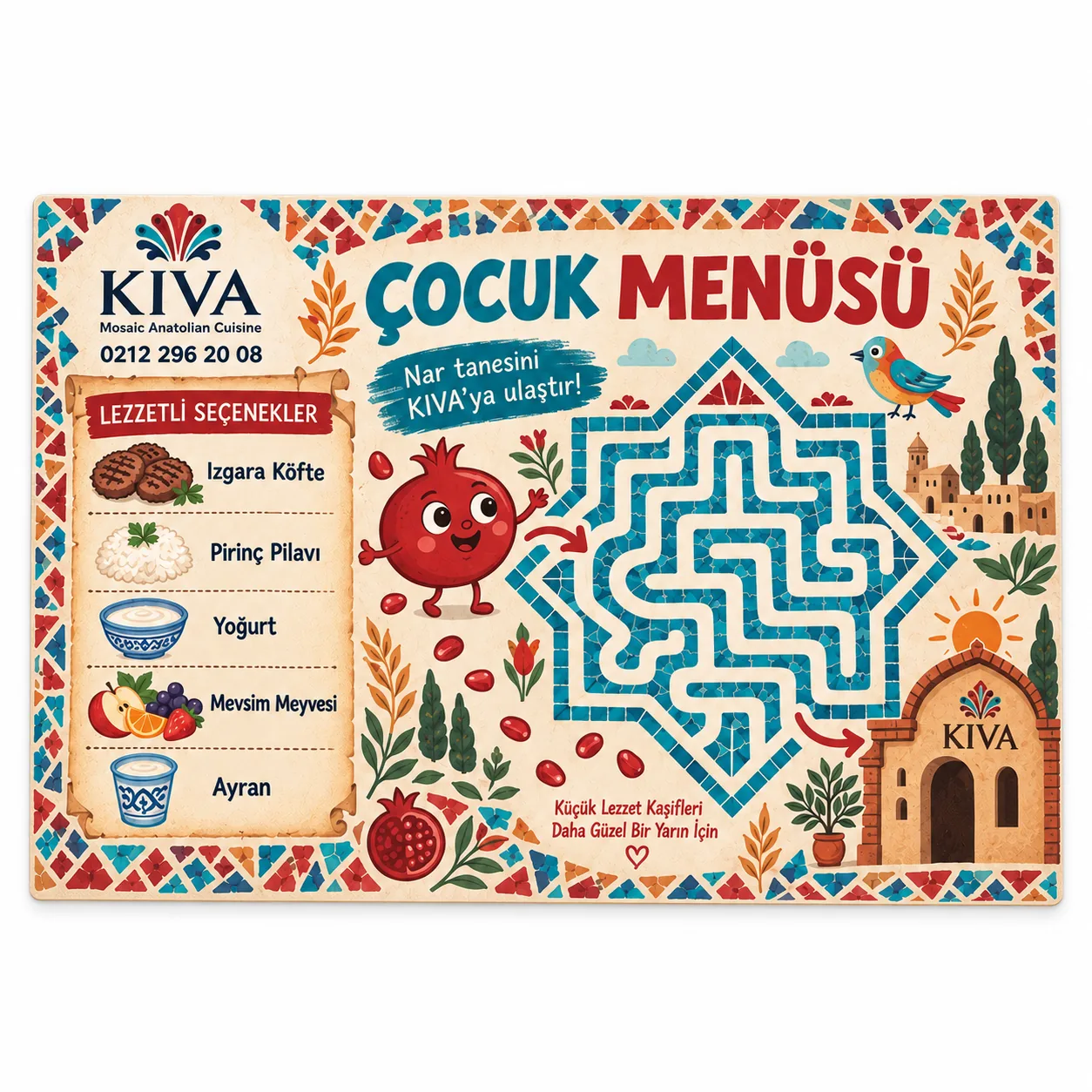 AMS-06 Kiva temalı Amerikan servis kuşbakışı beyaz zemin ürün görseli
