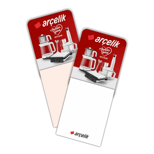 BM-02 kodlu BLOKNOTLU MAGNET üretim örneği