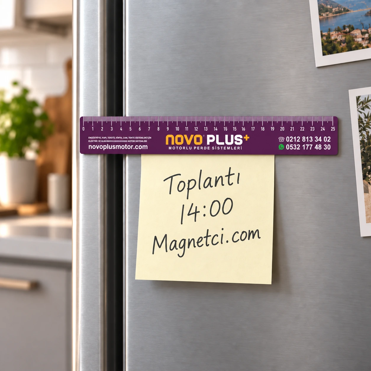 CM-02 cetvel-klips magnet not tutucu kullanım sahnesi