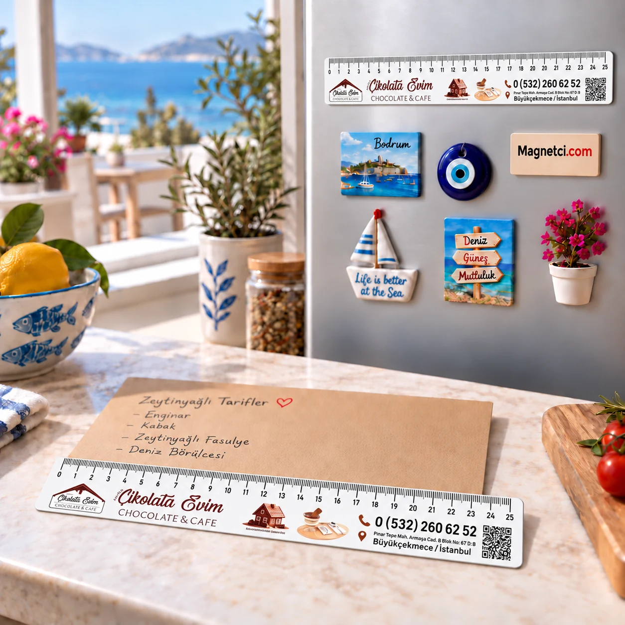 CM-06 cetvel-klips magnet baskılı ürün kullanım örneği