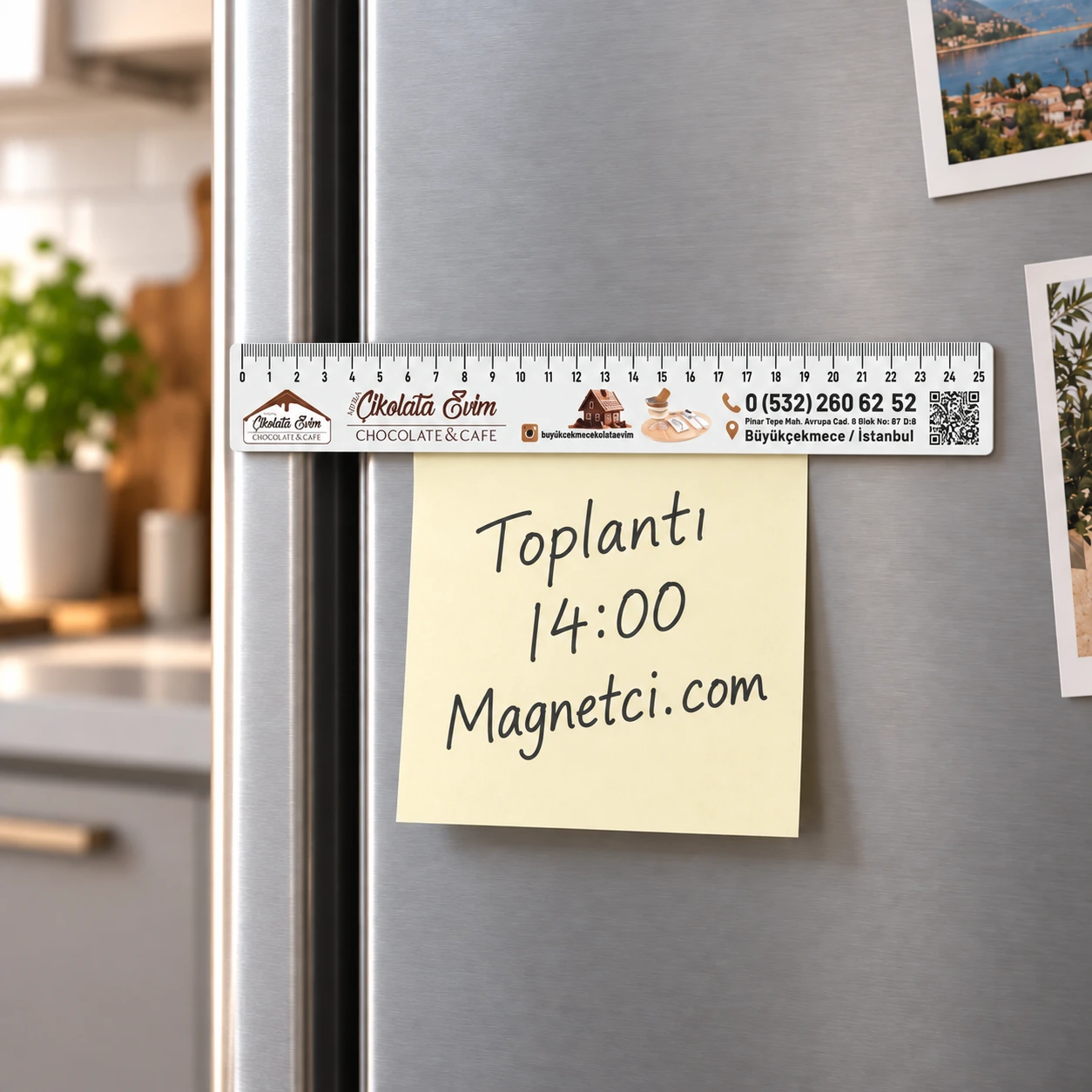 CM-06 cetvel-klips magnet not tutucu kullanım sahnesi