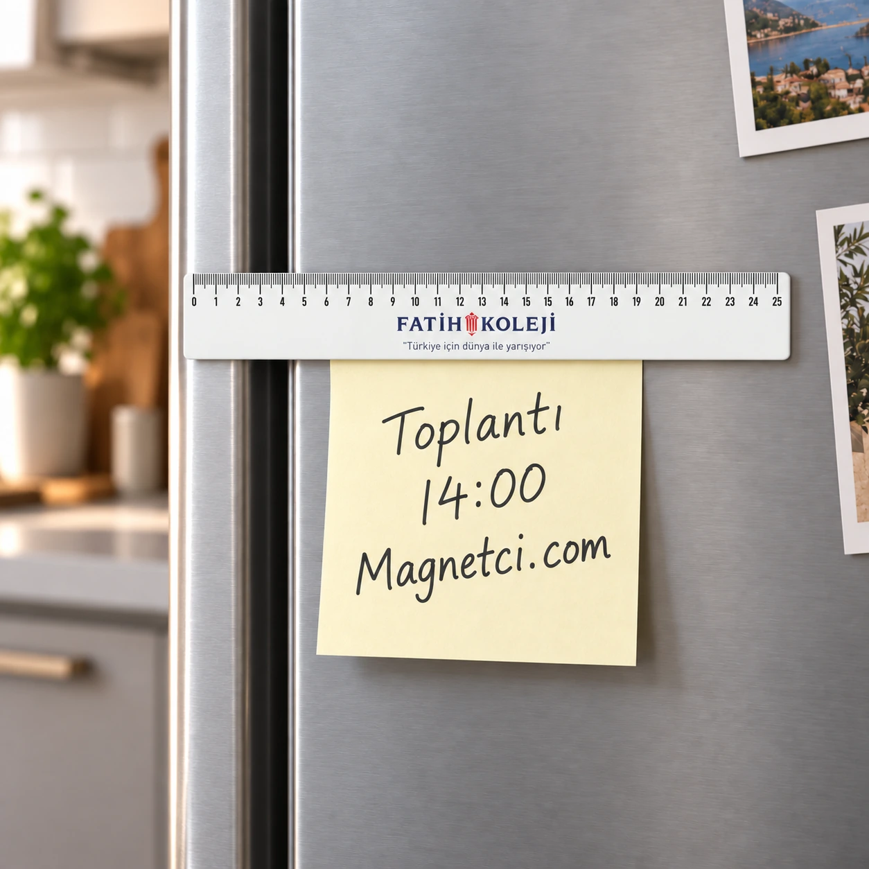 CM-11 cetvel-klips magnet not tutucu kullanım sahnesi