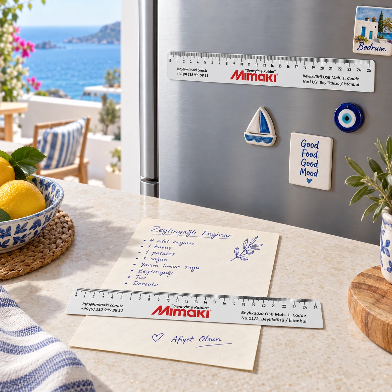 CM-12 cetvel-klips magnet baskılı ürün kullanım örneği