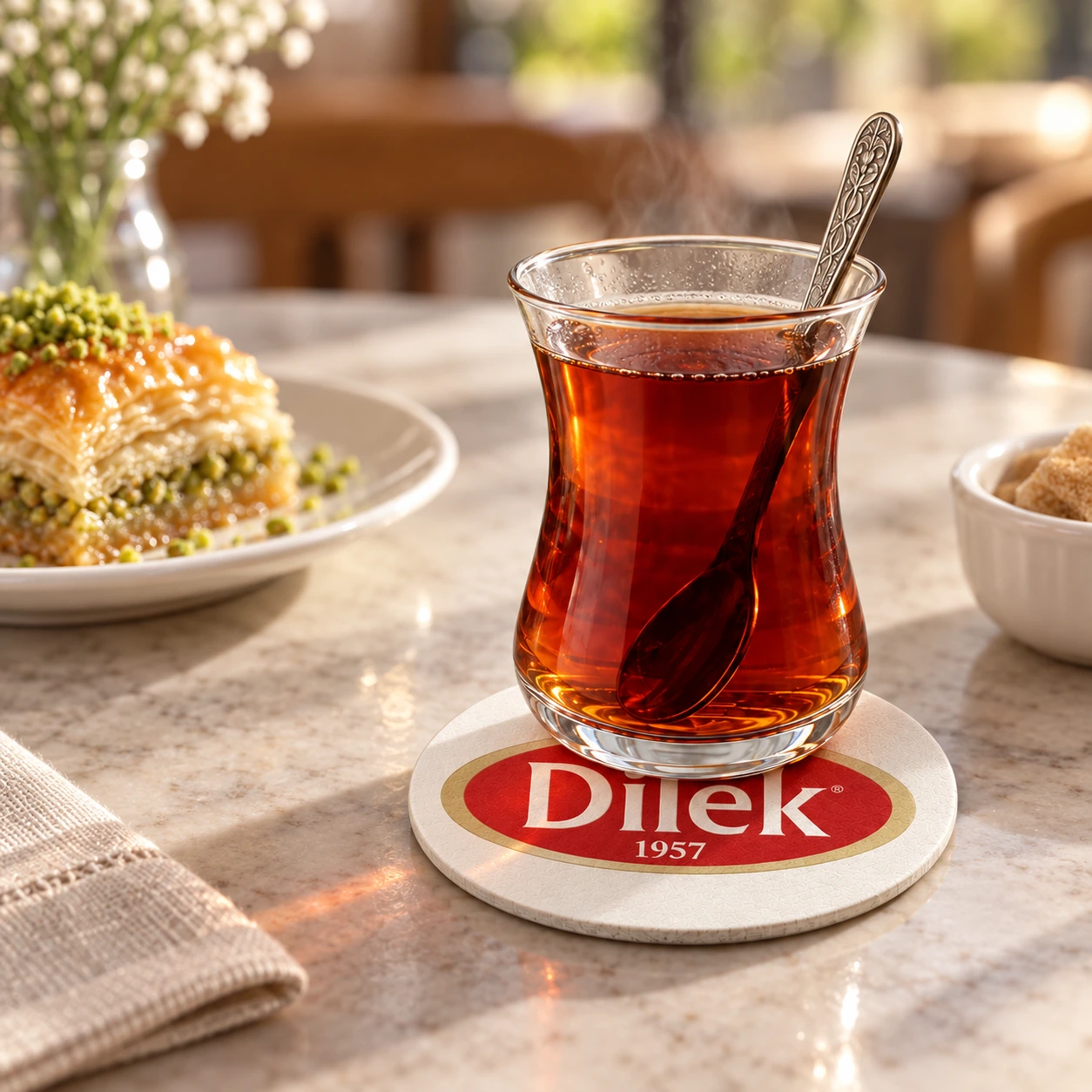 BARDAK ALTI - ÇAY BARDAK ALTLIĞI (LAMİNELİ) EBDA-08