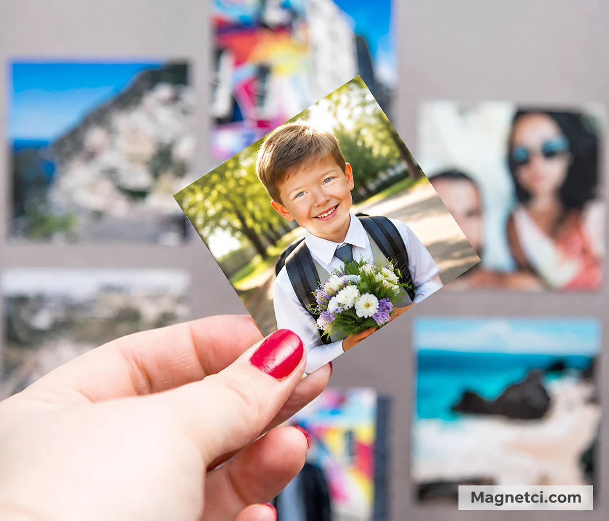 FTM-10 kodlu foto magnet üretim örneği