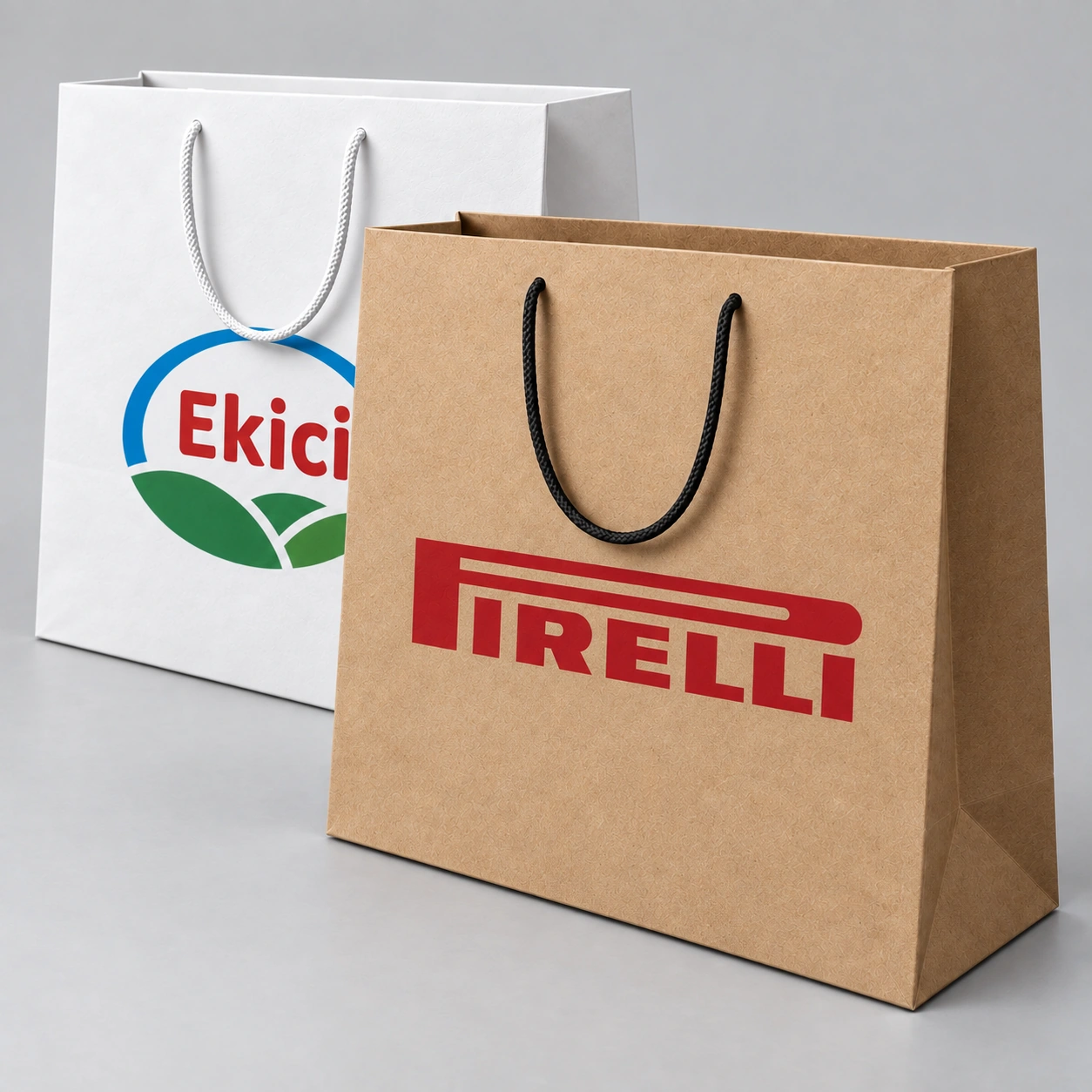 KCL-12 kodlu karton çanta üretim örneği