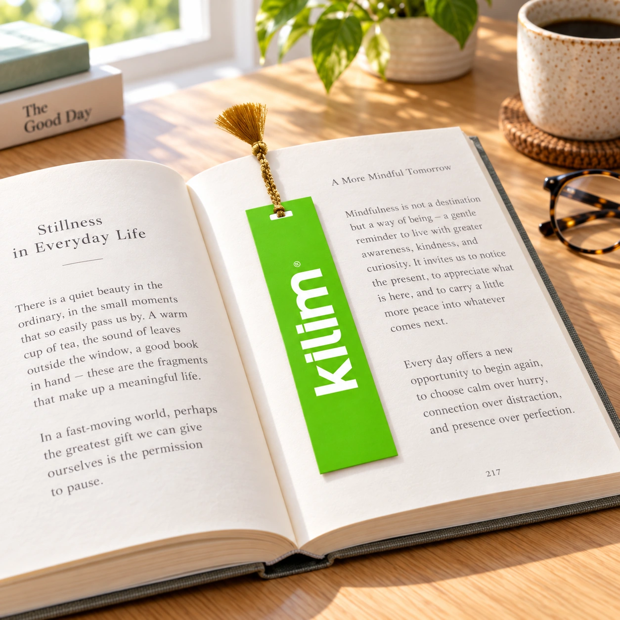 KKA-09 karton kitap ayracı kullanım senaryosu