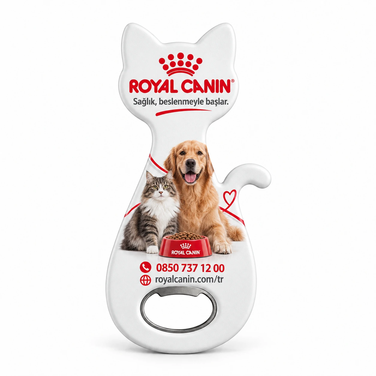 KEDAM-03 kodlu Kedi Açacak Magnet üretim örneği
