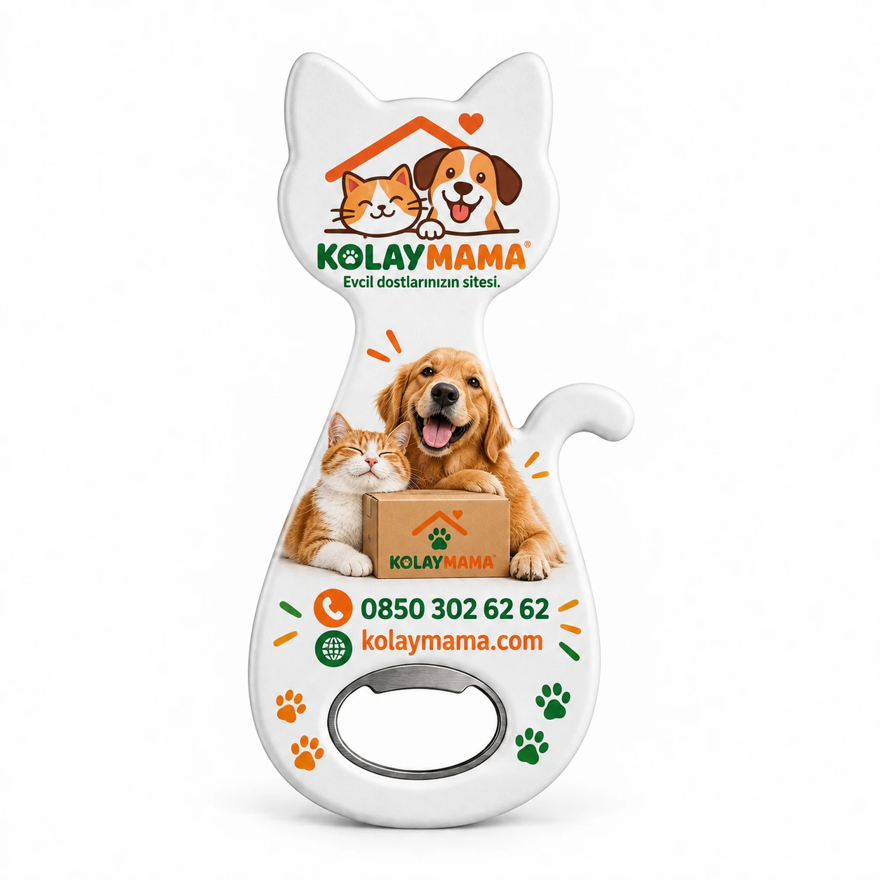 KEDAM-09 kodlu Kedi Açacak Magnet üretim örneği