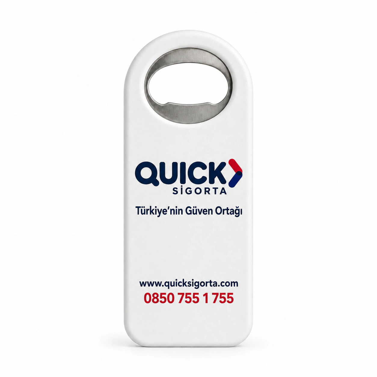 Quick Sigorta UV baskılı Lüks Düz Açacak Magnet, Ürün Kodu LDAM-01 özgün ürün görseli