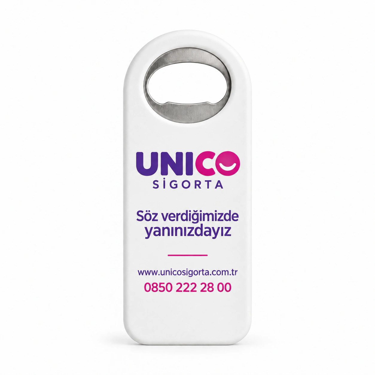 Unico Sigorta UV baskılı Lüks Düz Açacak Magnet, Ürün Kodu LDAM-11 özgün ürün görseli