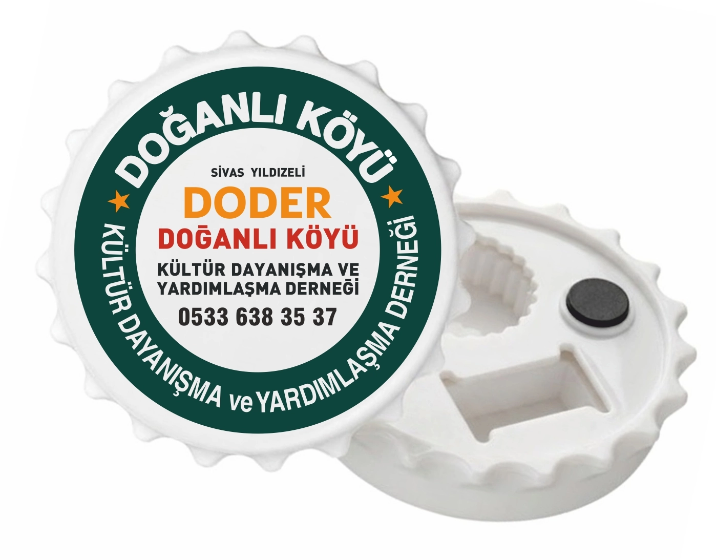 LGKAM-03 kodlu LÜKS GAZOZ KAPAK AÇACAK MAGNET üretim örneği