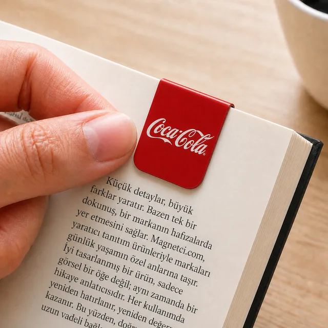 MKM-02 kodlu manyetik kitap ayracı üretim örneği