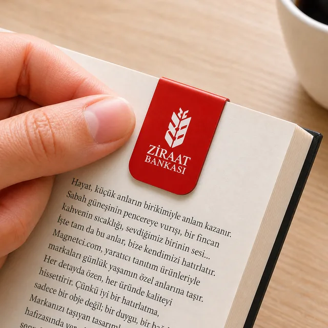 MKM-10 kodlu manyetik kitap ayracı üretim örneği