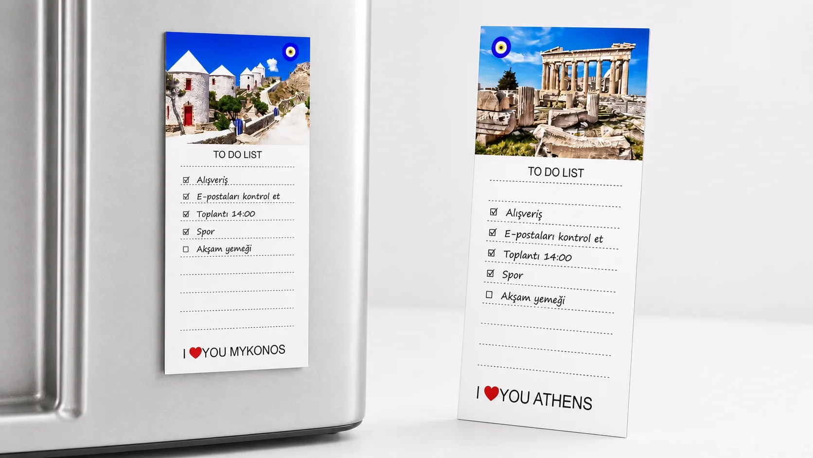 MAGNETLİ NOTLUK / TO-DO LIST üretim örnekleri