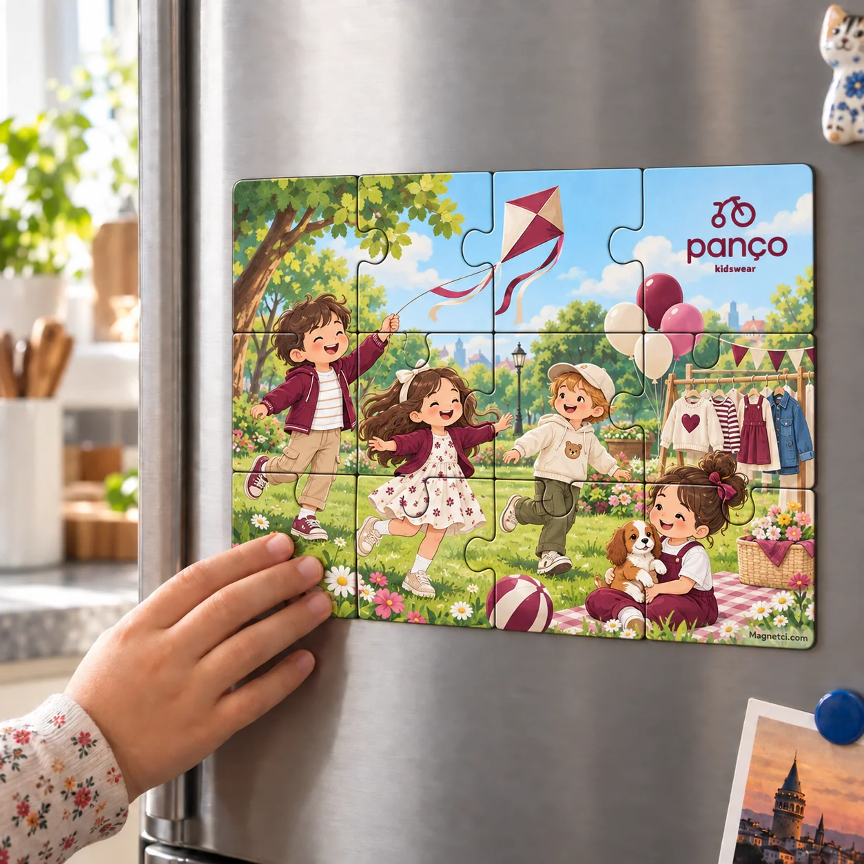 Panço Puzzle Magnet üretim senaryosu