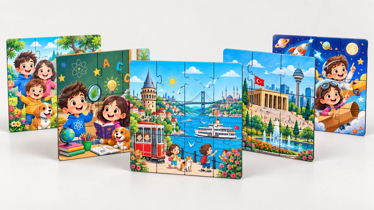 PUZZLE MAGNET üretim örnekleri