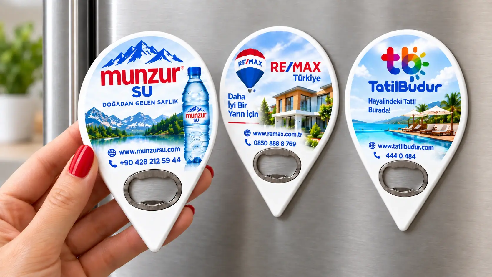 SİVRİ KONUM AÇACAK MAGNET üretim örnekleri