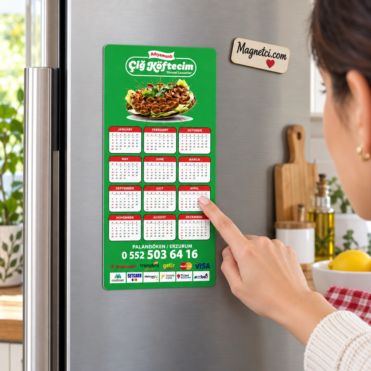 STM-03 standart takvim magnet kullanım senaryosu