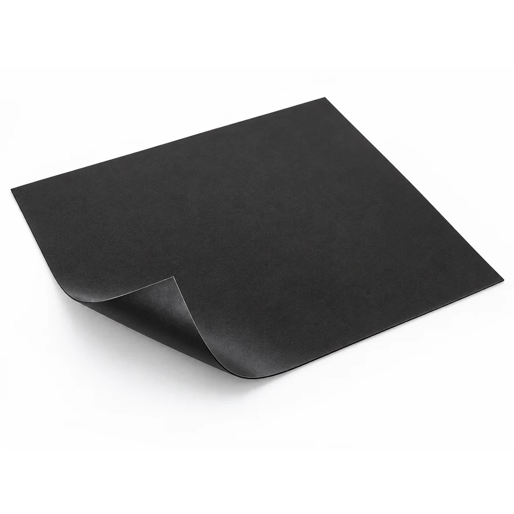 35 x 50 cm - 0,300 Mikron Tabaka Magnet doğal siyah esnek magnet tabakası