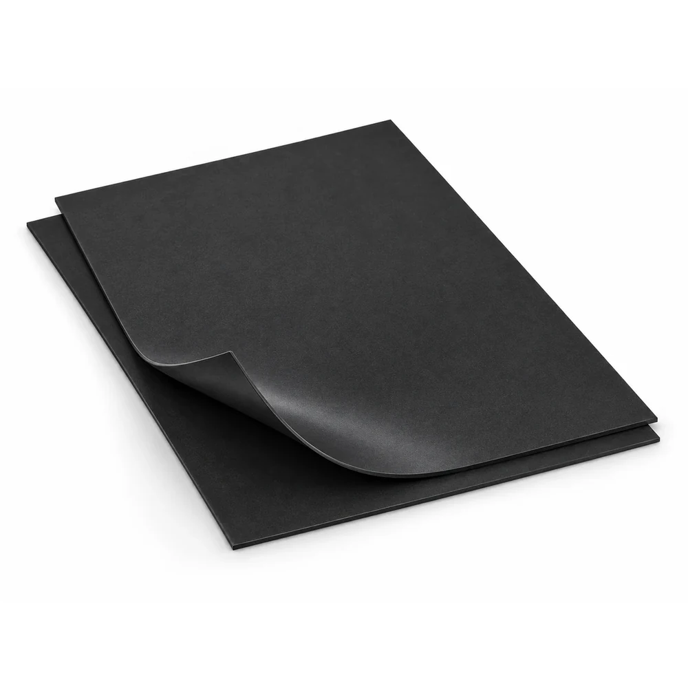 35 x 50 cm - 0,400 Mikron Tabaka Magnet doğal siyah esnek magnet tabakası