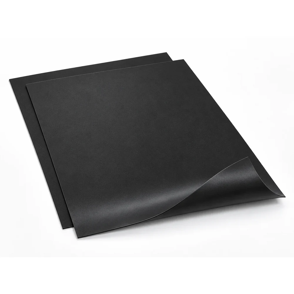 70 x 100 cm - 0,400 Mikron Tabaka Magnet doğal siyah esnek magnet tabakası