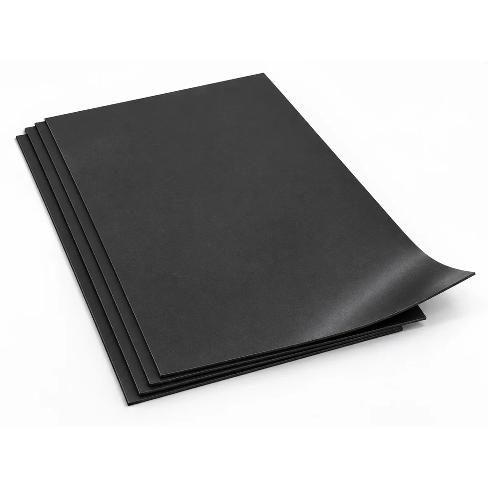 70 x 100 cm - 1,000 Mikron Tabaka Magnet doğal siyah esnek magnet tabakası