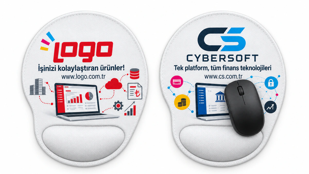 Bilek destekli baskılı lüks promosyon mousepad üretim örnekleri