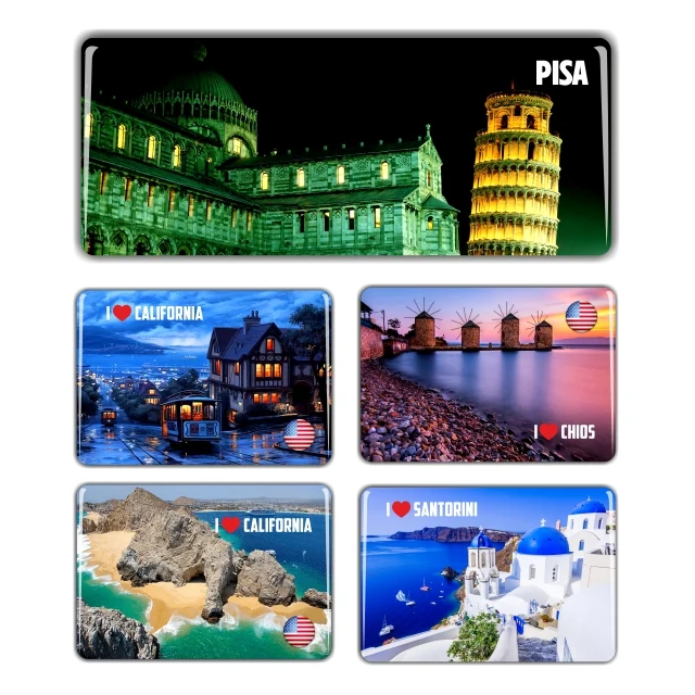 TTDM-05 kodlu toptan turistik damla magnet üretim örneği