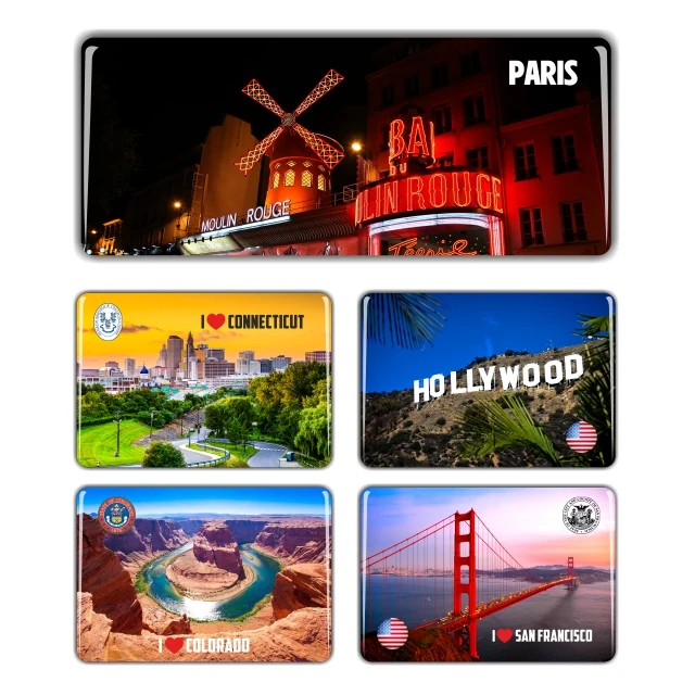TTDM-06 kodlu toptan turistik damla magnet üretim örneği