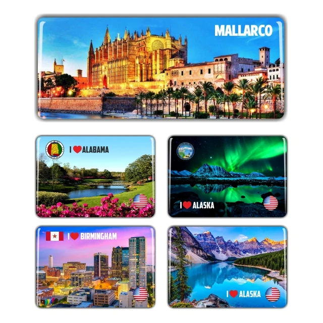 TTDM-07 kodlu toptan turistik damla magnet üretim örneği