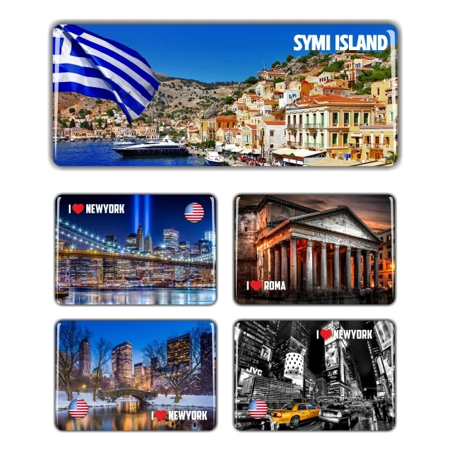 TTDM-08 kodlu toptan turistik damla magnet üretim örneği