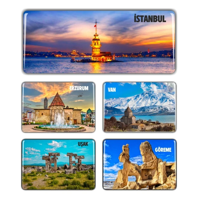 TTDM-10 kodlu toptan turistik damla magnet üretim örneği