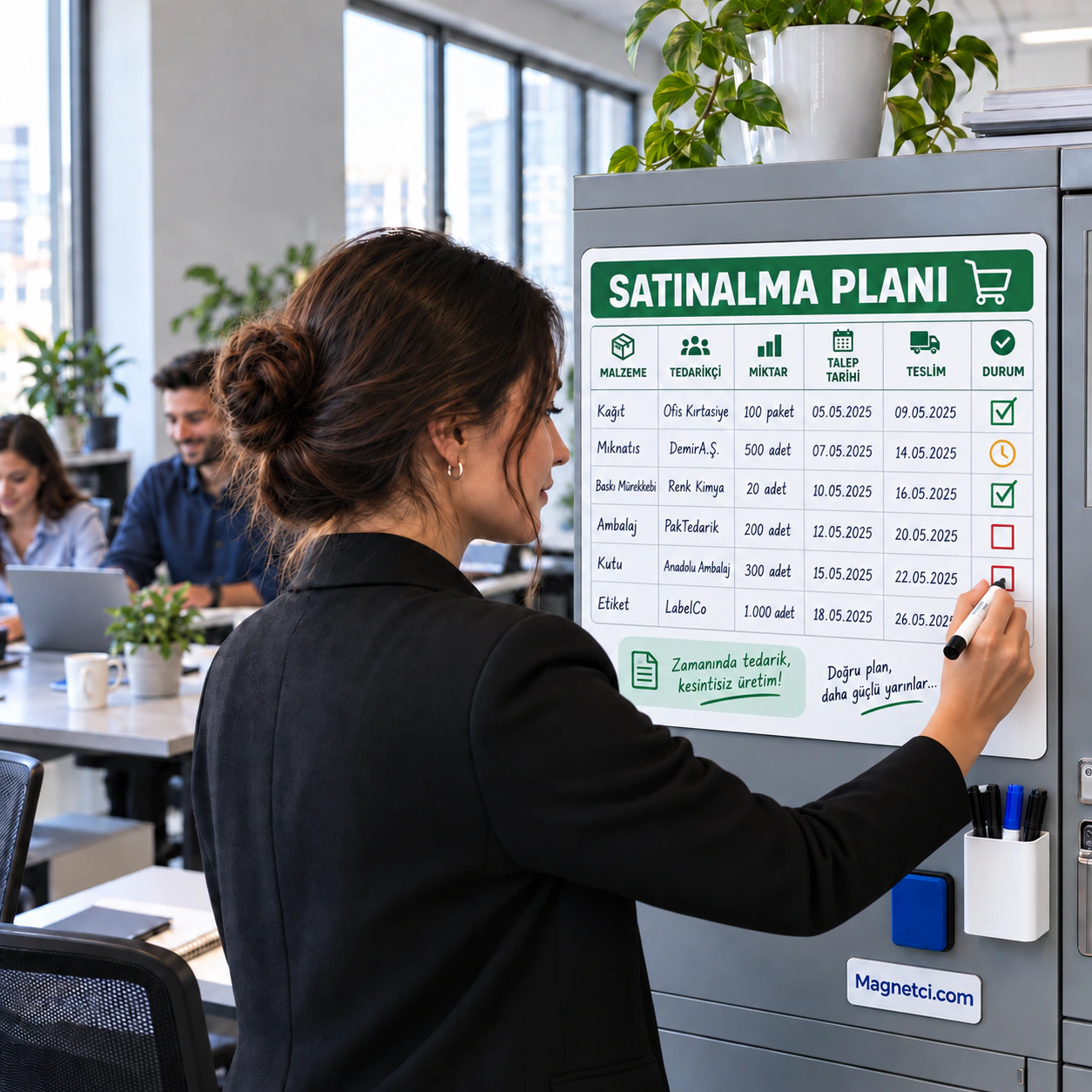 YSPM-06 satınalma planı ofis senaryosu