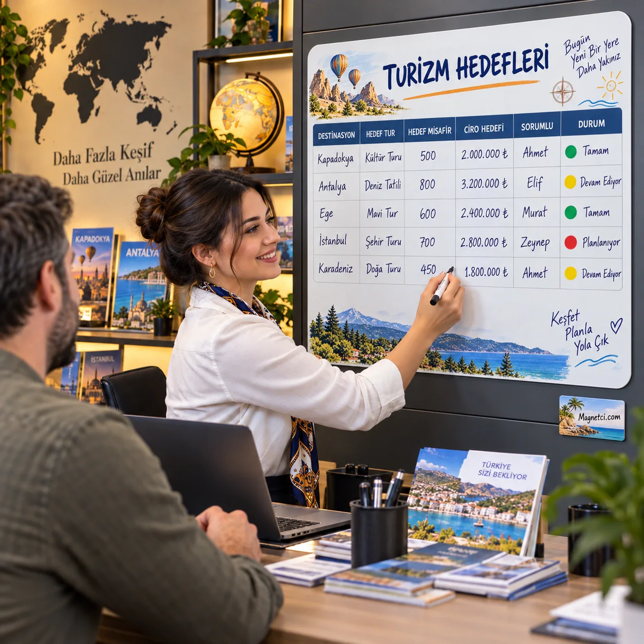 YSPM-10 turizm hedefleri acenta senaryosu