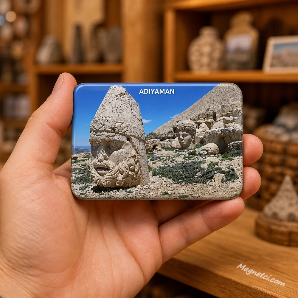 Adıyaman Nemrut Dağı Anıtsal Heykel Başları Epoksi Magnet ADY-06