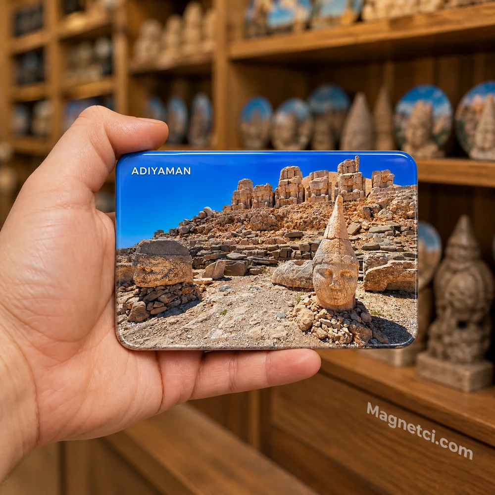 Adıyaman Nemrut Dağı Doğu Terası Tanrılar Galerisi Epoksi Magnet ADY-07