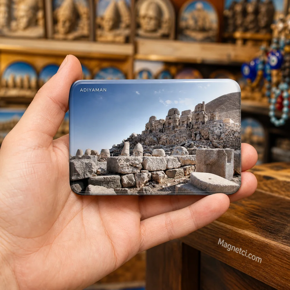 Adıyaman Nemrut Dağı Doğu Terası Tahtları Epoksi Magnet ADY-09