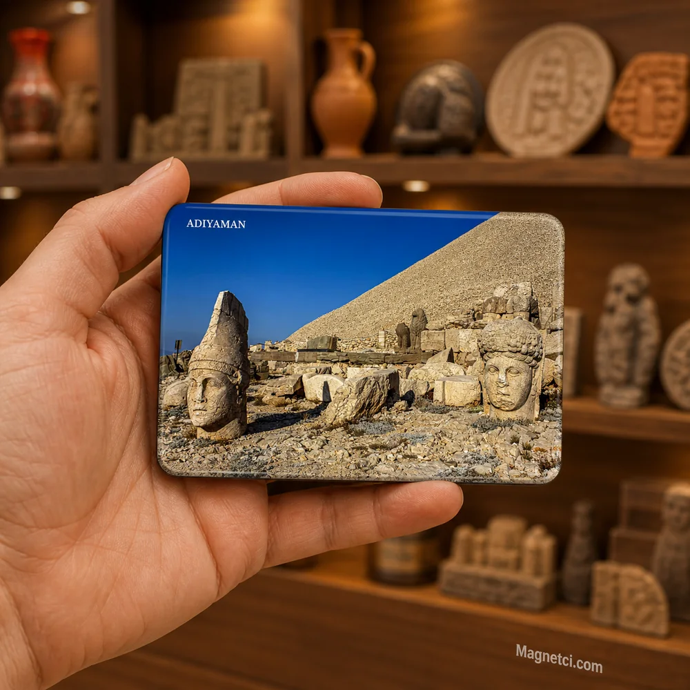 Adıyaman Nemrut Dağı Koruyucu Kartal ve Heykeller Epoksi Magnet ADY-11