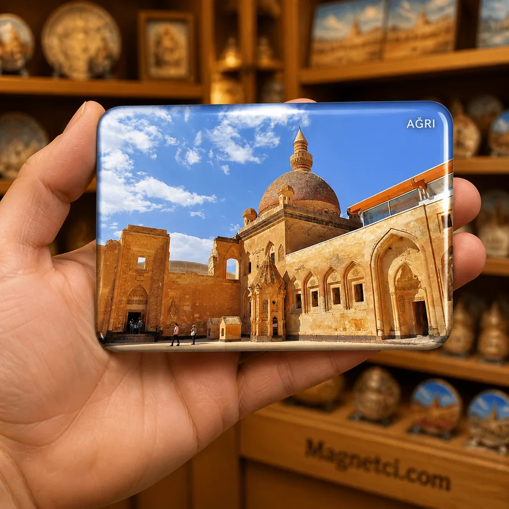 Ağrı İshak Paşa Sarayı Cami Avlusu Epoksi Magnet AGR-03