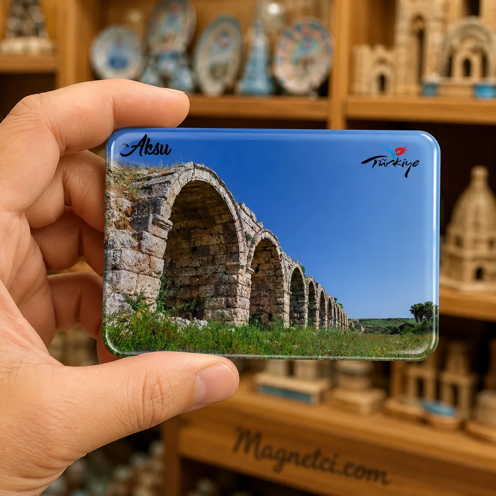 Aksu Perge Kemerli Galerileri Epoksi Magnet AKS-05