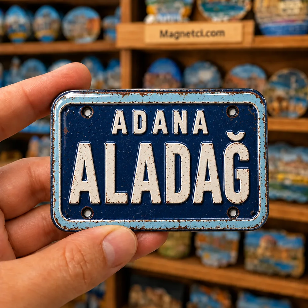 Adana Aladağ'ın şelale, yayla, tarih ve doğa temalarını buluşturan epoksi souvenir magnet koleksiyonu